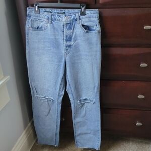 Classic Blue Distressed Jeans
